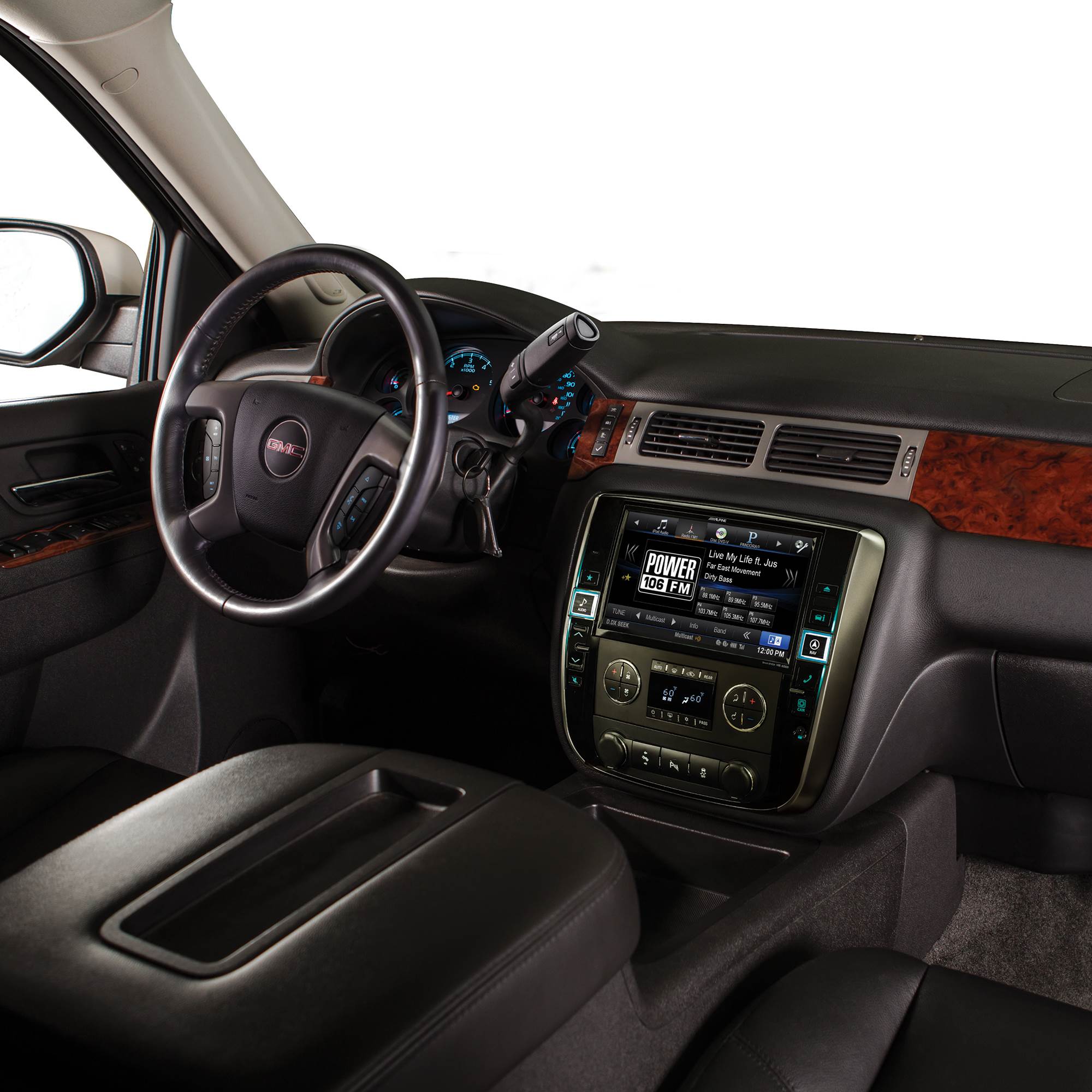 Alpine GM Truck & SUV 9-Inch 2-DIN In-Dash Bluetooth Restyle Audio & GPS System