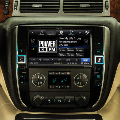 Alpine GM Truck & SUV 9-Inch 2-DIN In-Dash Bluetooth Restyle Audio & GPS System