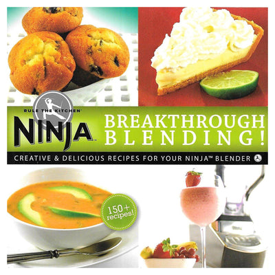 Ninja Blender Breakthrough Blending! 150 Delicious Recipe Cook Book (Open Box) - VMInnovations