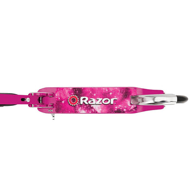 Razor A5 Lux Folding Kick Scooter with Kickstand, Pink (Open Box)