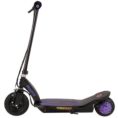Razor Power Core E100 Electric Hub Motor Scooter, Purple (Certified Refurbished)