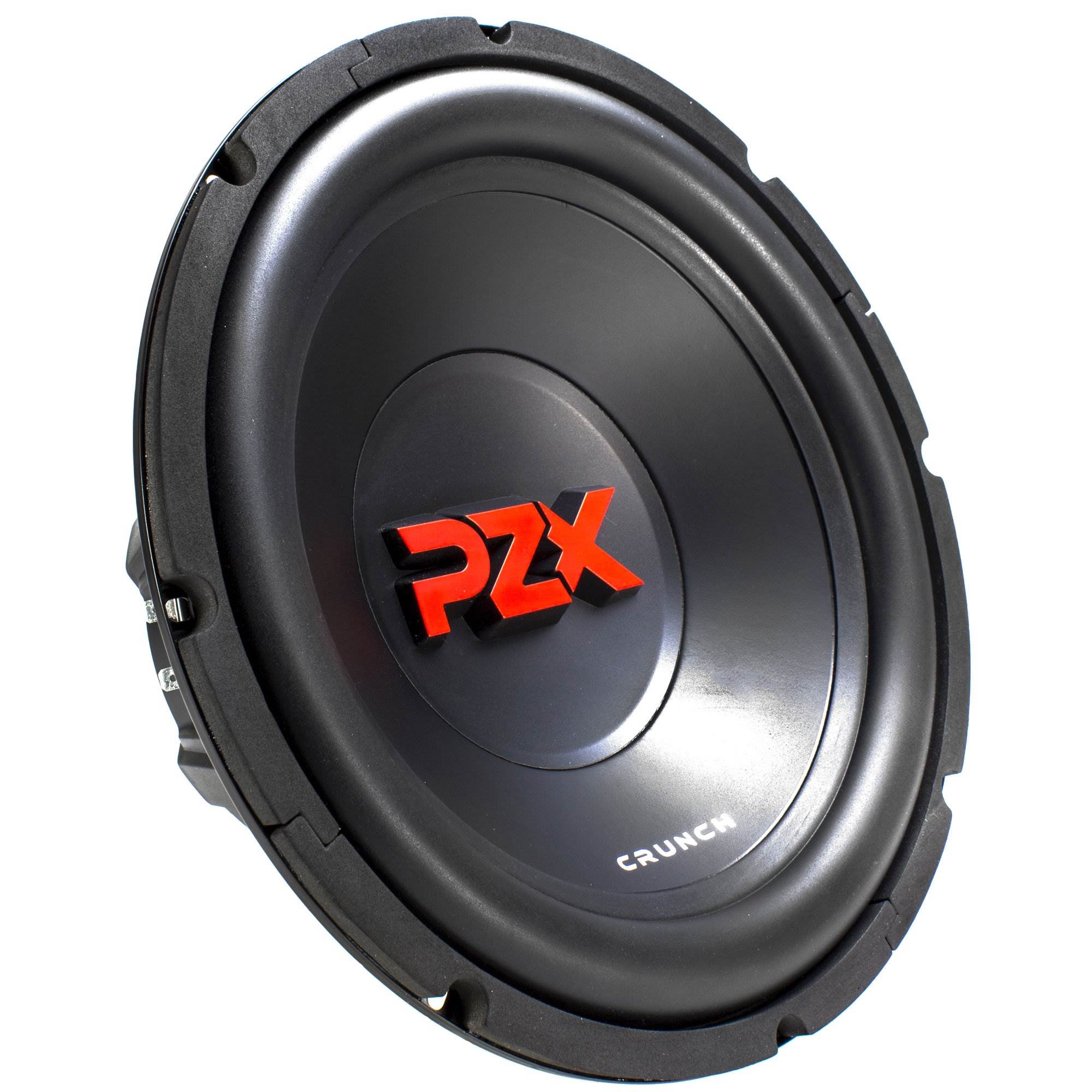 Crunch 600W 12" PZX Series Dual 4 Ohm Voice Coil Car Subwoofer, 2 Pack | PZX12D4