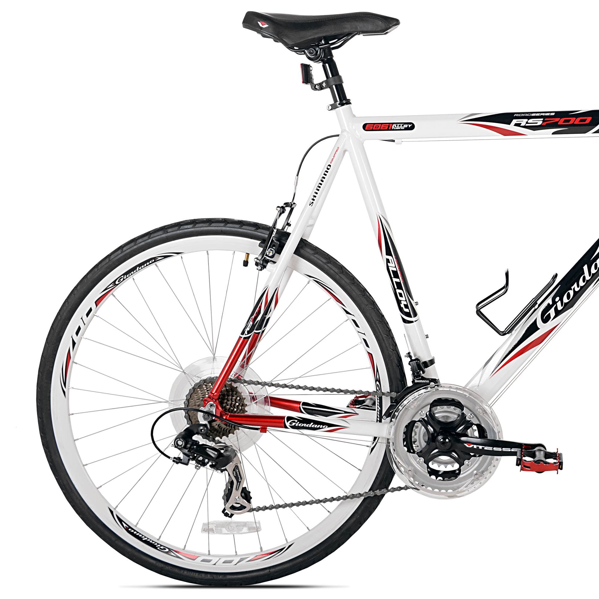 Giordano RS700 700c 21 Speed Shimano Aluminum Flat Bar Men Road Bike (Open Box)