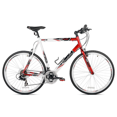 Giordano RS700 22" 700c 21 Speed Shimano Shift Flat Bar Men's Road Bike | Used