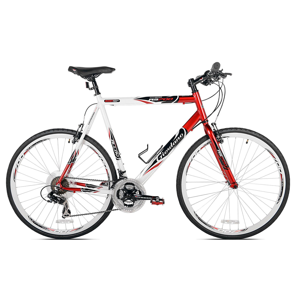 Giordano RS700 700c 21 Speed Shimano Aluminum Flat Bar Men Road Bike (Open Box)