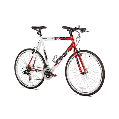 Giordano 25" 700c 21 Speed Shimano Flat Bar Men's Road Bike 5' 9"+ (Damaged)