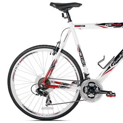 Giordano RS700 25" 700c 21 Speed Flat Bar Men's Road Bike 5' 9"+ (For Parts)