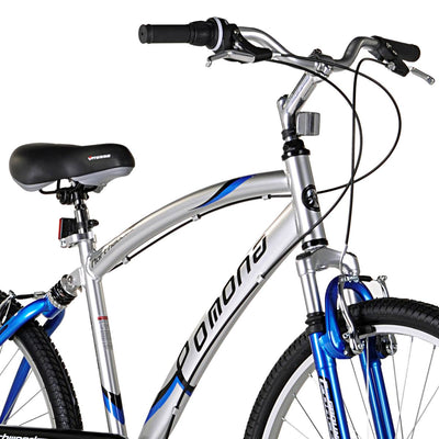 Northwoods Pomona 26" Men's 7 Speed Dual Suspension Bike, Blue (Open Box)