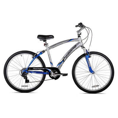 Northwoods Pomona 26" Men's 7 Speed Dual Suspension Bike, Blue (Open Box)