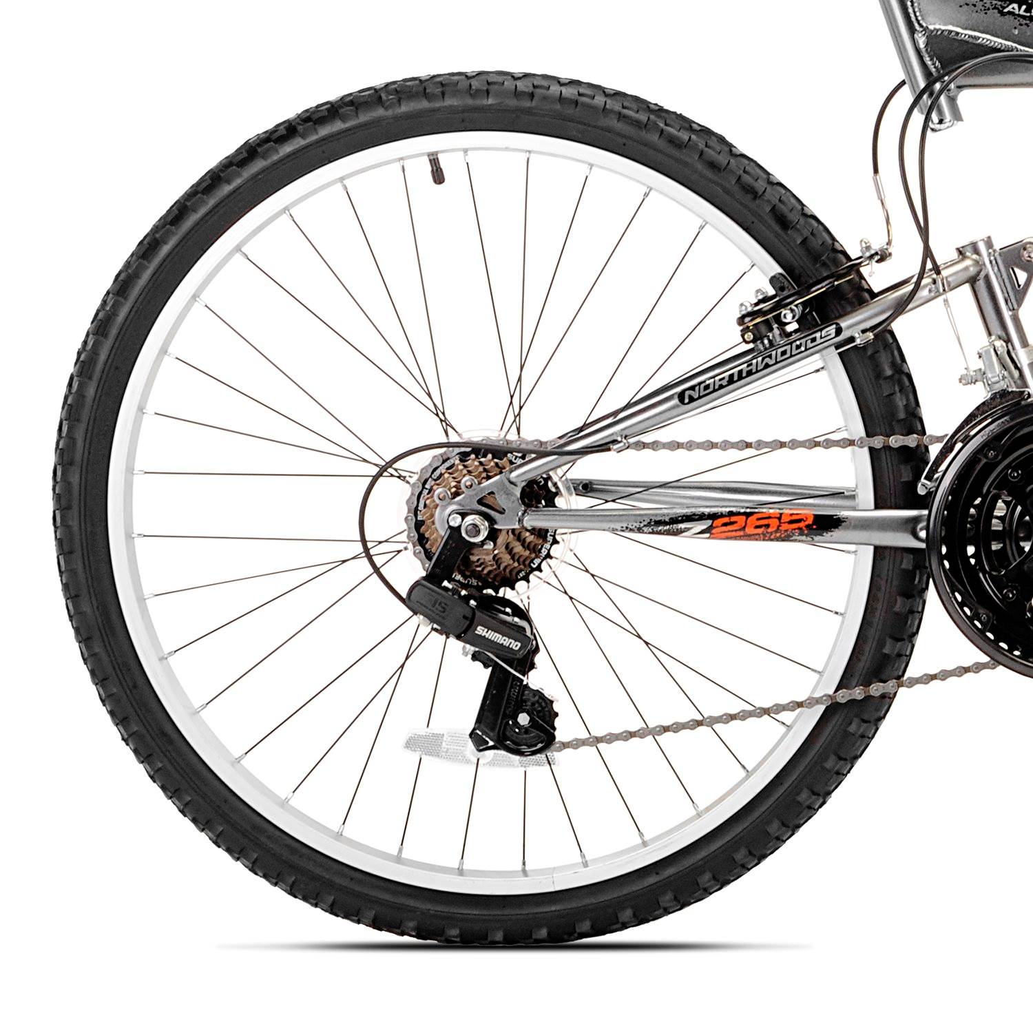 Northwoods Z265 26" Men's Dual Suspension 21 Speed Mountain Bike | Open Box