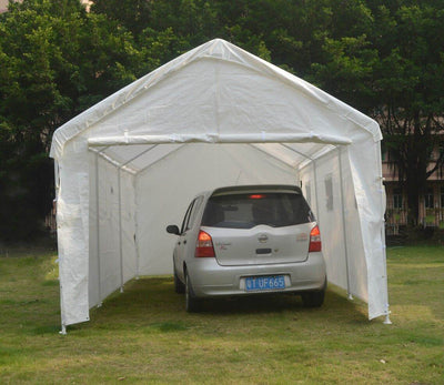True Shelter White 10 x 20 Foot Universal Enclosed Event Storage | Open Box