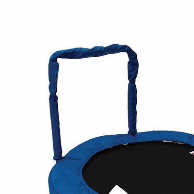 JumpKing 48-Inch Bouncer Kids Mini Small Trampoline w/ Handrail, Blue (Open Box)