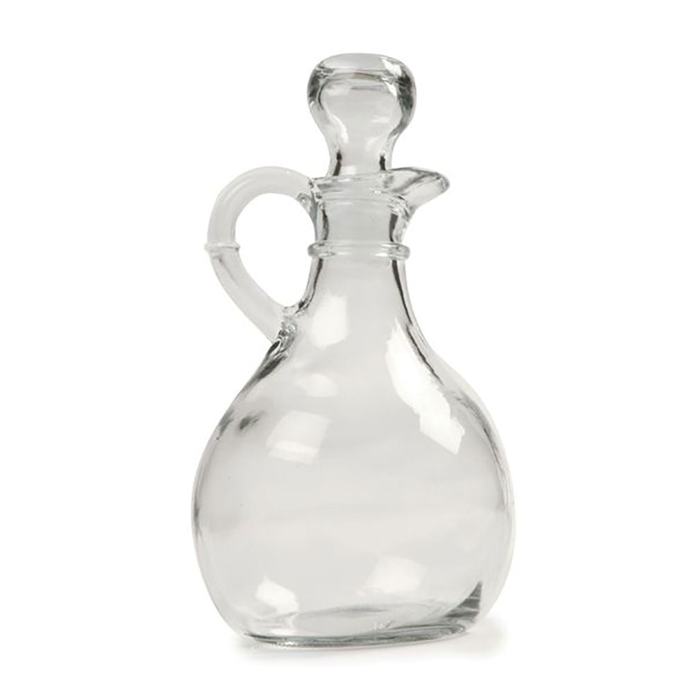 Anchor Hocking 11 OZ Oil and Vinegar Clear Glass Cruet with Airtight Topper Plug