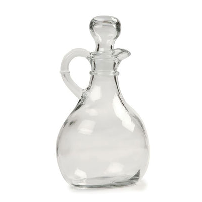 Anchor Hocking 11 OZ Oil and Vinegar Clear Glass Cruet with Airtight Topper Plug