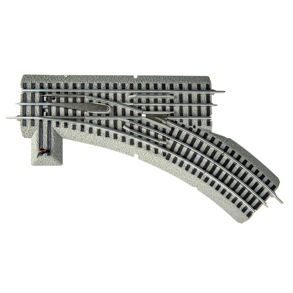 Lionel O-Gauge Fastrack Manual Right Hand Switch Track Piece w/ Curve (Open Box) - VMInnovations