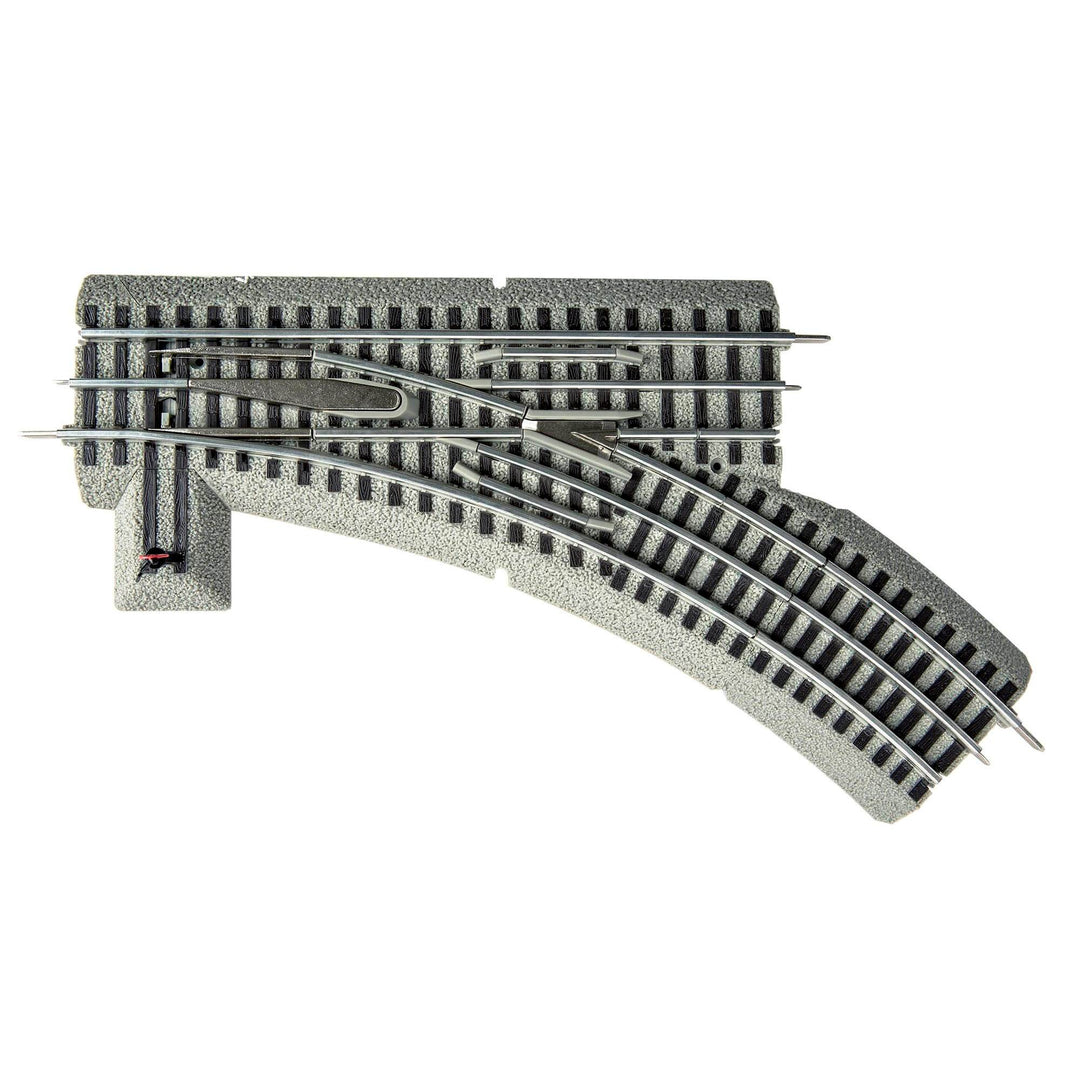Lionel O-Gauge Fastrack Manual Right Hand Switch Track Piece w/ Curve (Open Box) - VMInnovations