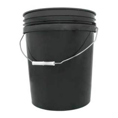 Hydrofarm Hydroponics Black Plastic Water & Gardening Bucket, 5 Gallons | HG5G