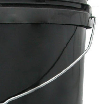 Hydrofarm Hydroponics Black Plastic Water & Gardening Bucket, 5 Gallons | HG5G