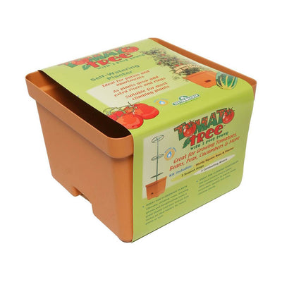 Hydrofarm Self Watering Tomato Planter with 3 Foot Sturdy Frame Tower (Open Box)