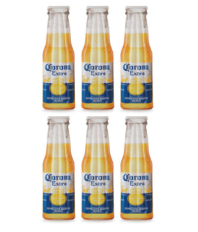 Corona Inflatable Beer Bottle 68.5" x 22" Inflatable Pool Float Mats (6 Pack) - VMInnovations