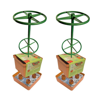 Hydrofarm GCTT Self Watering Tomato Treillis Tree Planter Garden Grow System (2) - VMInnovations