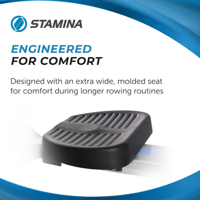 Stamina BodyTrac Glider Cardio Exercise Fitness Rower Rowing Machine (Open Box)