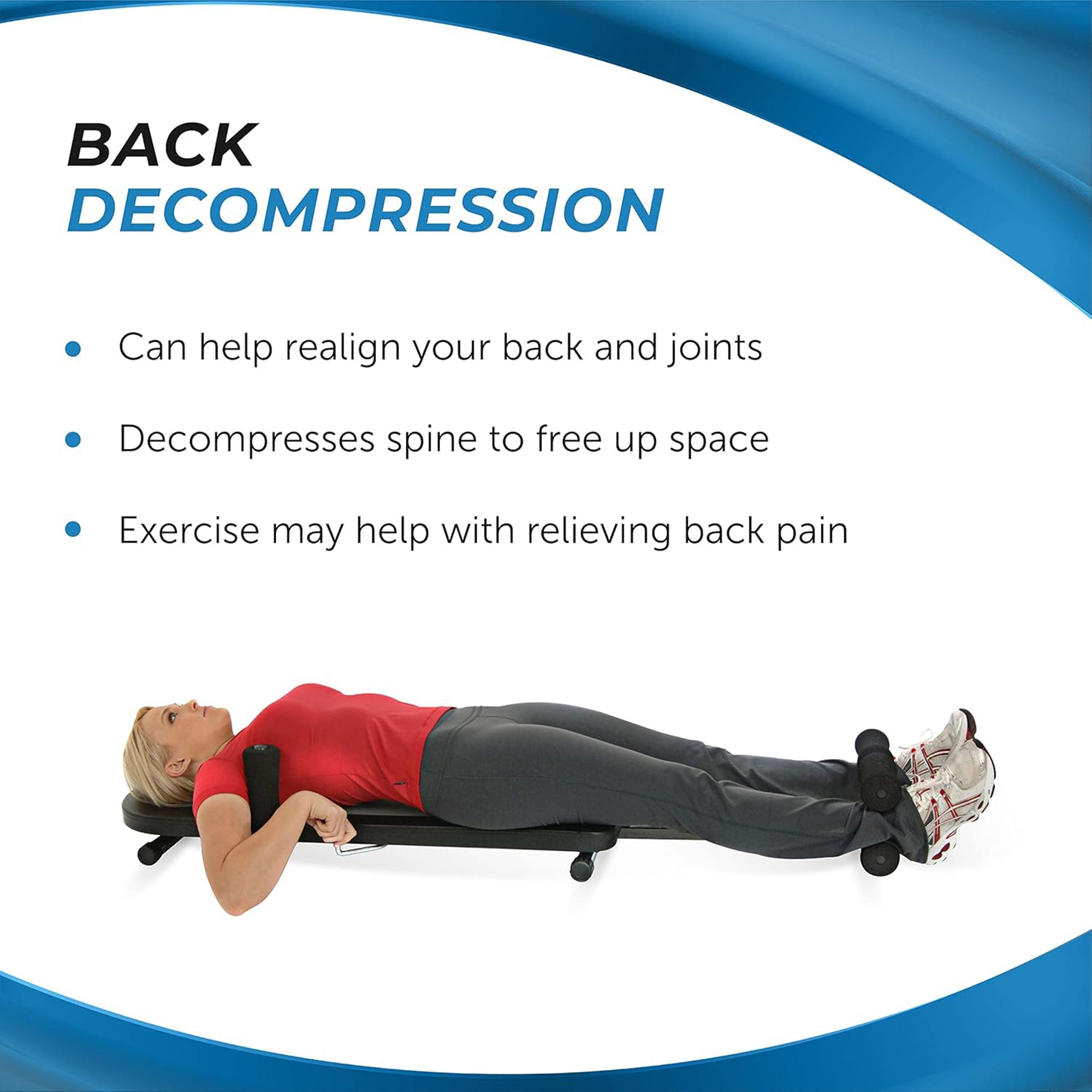 Stamina Products InLine Traction System Joints and Back Stretch Bench (Used) - VMInnovations