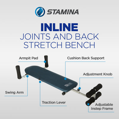 Stamina Products InLine Traction System Joints and Back Stretch Bench (Used)