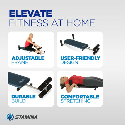Stamina Products InLine Traction System Joints and Back Stretch Bench (Used)