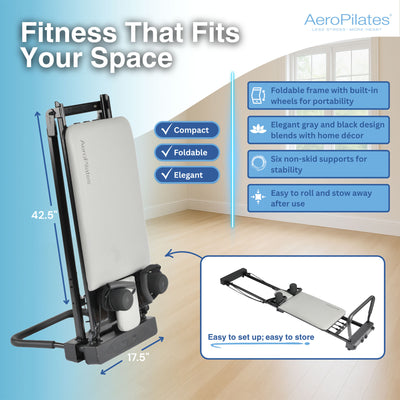Stamina AeroPilates 287 Folding Pilates Workout Reformer Machine (For Parts) - VMInnovations