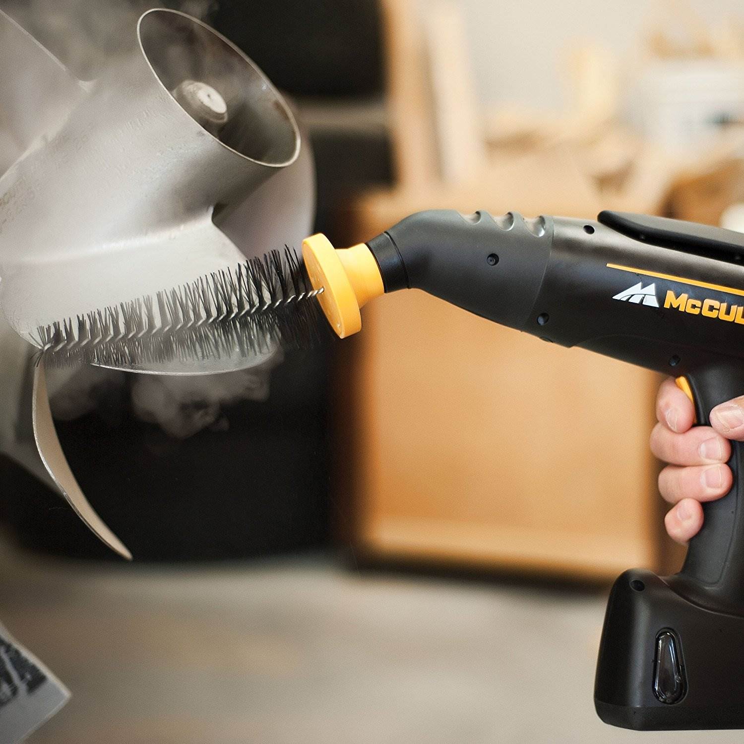 McCulloch MC1245 Rotary Scrubbing Variable Handheld Steam Cleaner (Open Box) - VMInnovations