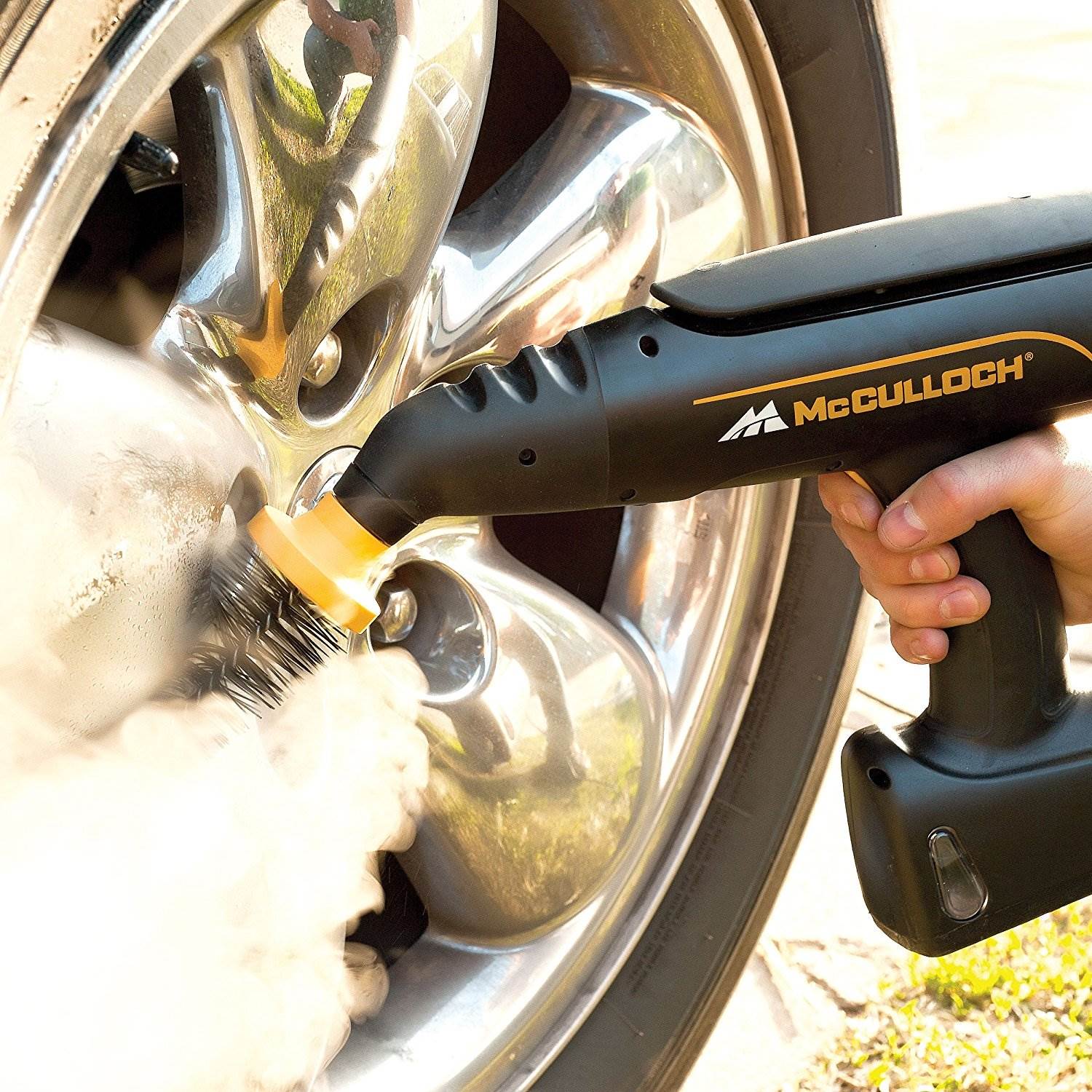 McCulloch MC1245 Rotary Scrubbing Variable Handheld Steam Cleaner (Open Box) - VMInnovations
