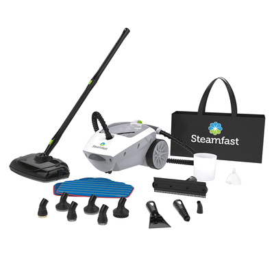 Steamfast Deluxe Canister Steam Cleaner w/ Onboard Storage & Accessories (Used)