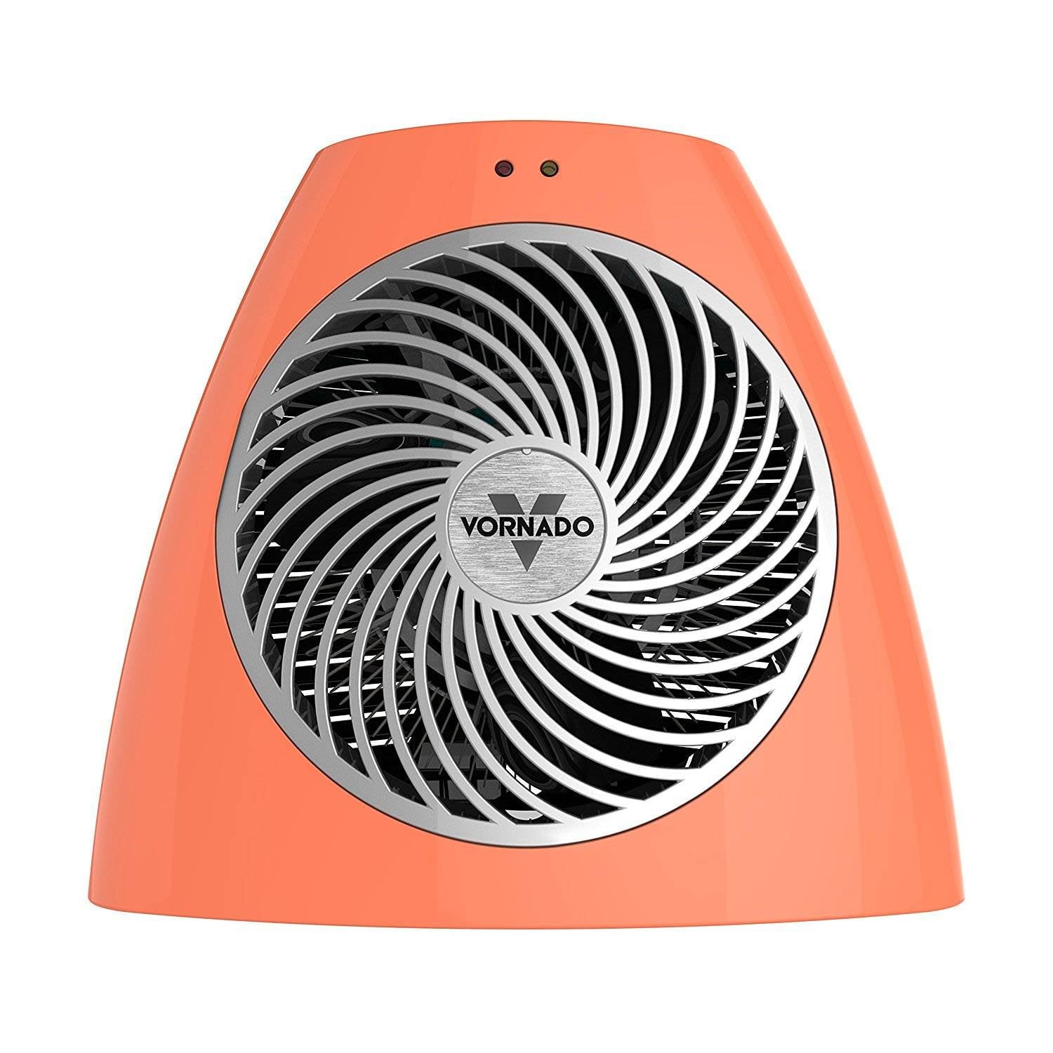 Vornado 750 Watt Small Cool Touch Electric Space Heater, Orange (Open Box)