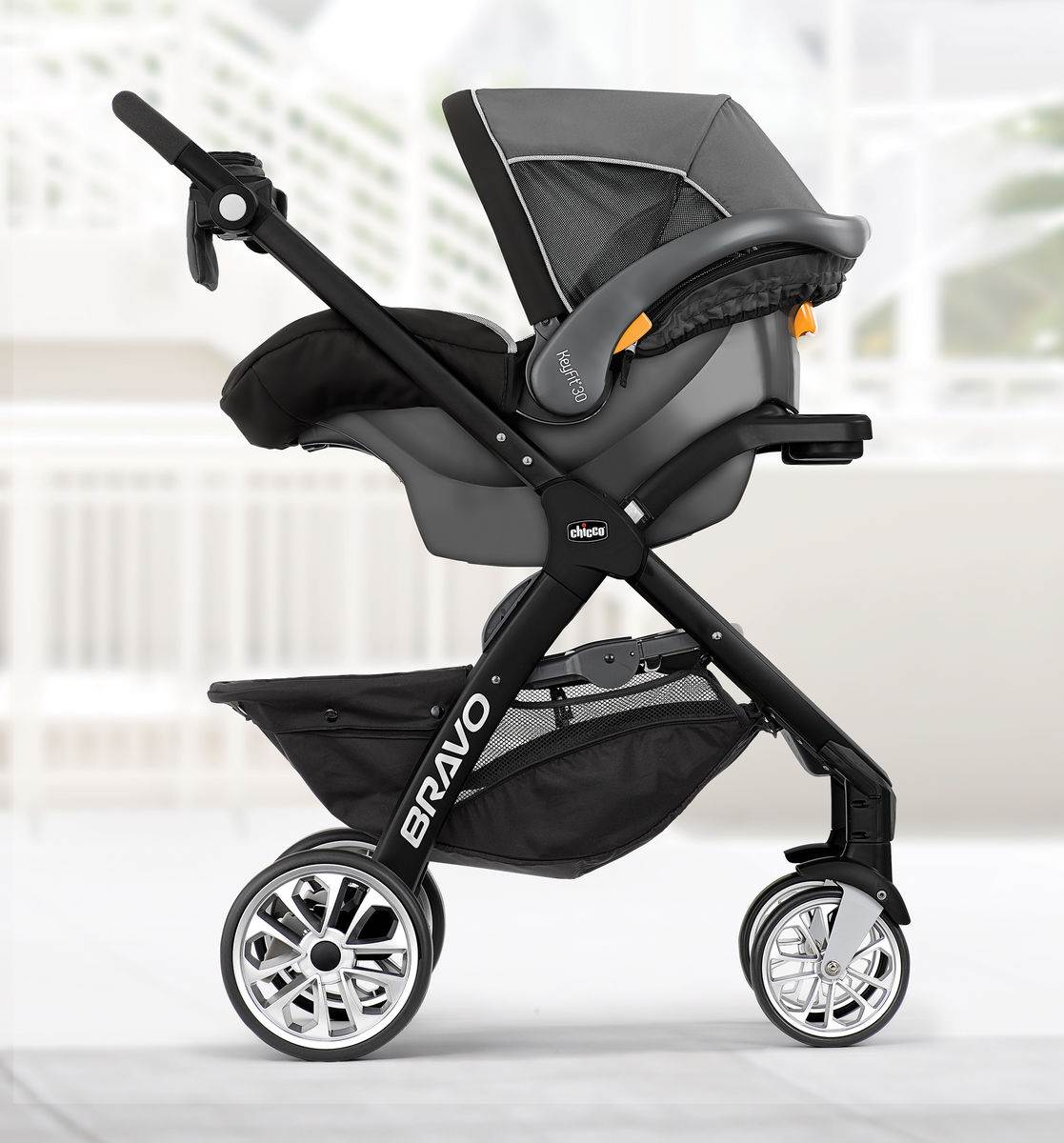 Chicco Bravo LE Stroller KeyFit 30 Zip Infant Car Seat Travel System | Open Box