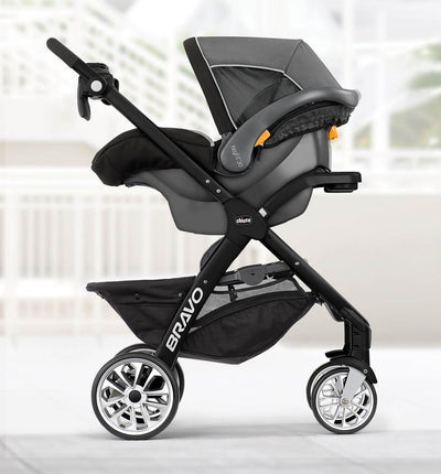 Chicco Bravo LE Stroller KeyFit 30 Zip Infant Car Seat Travel System | Open Box