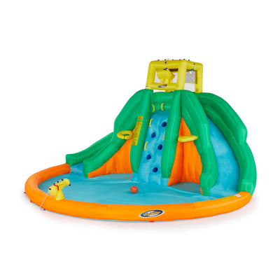 Kahuna Twin Peaks Inflatable Splash Pool Backyard Water Slide Park (For Parts)