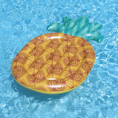 Swimline Giant Inflatable Unique Print Tropical Pineapple Pool Float | 90649