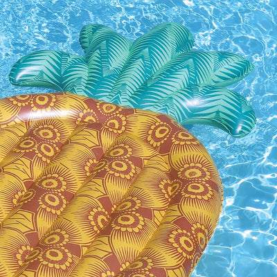Swimline Giant Inflatable Unique Print Tropical Pineapple Pool Float | 90649