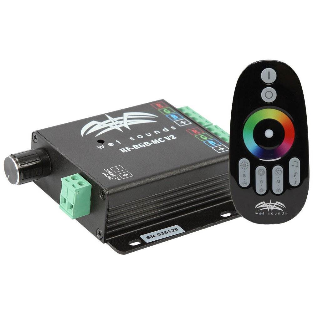 Wet Sounds RF RGB LED Lighting & Music Marine Speaker Controller (Used)