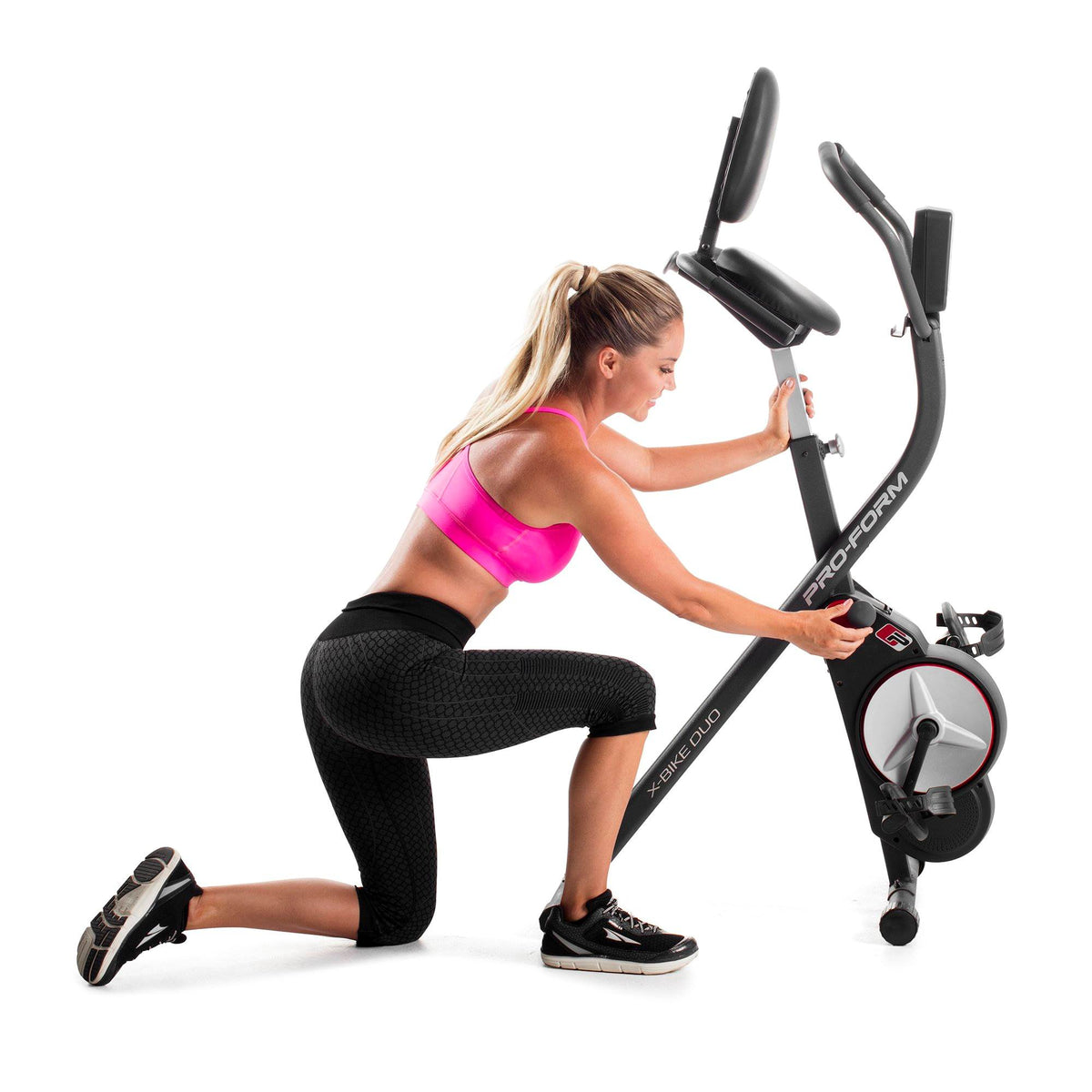 ProForm X-Bike Duo Upright & Recumbent Frame SpaceSaver Exercise Bike (Open Box)