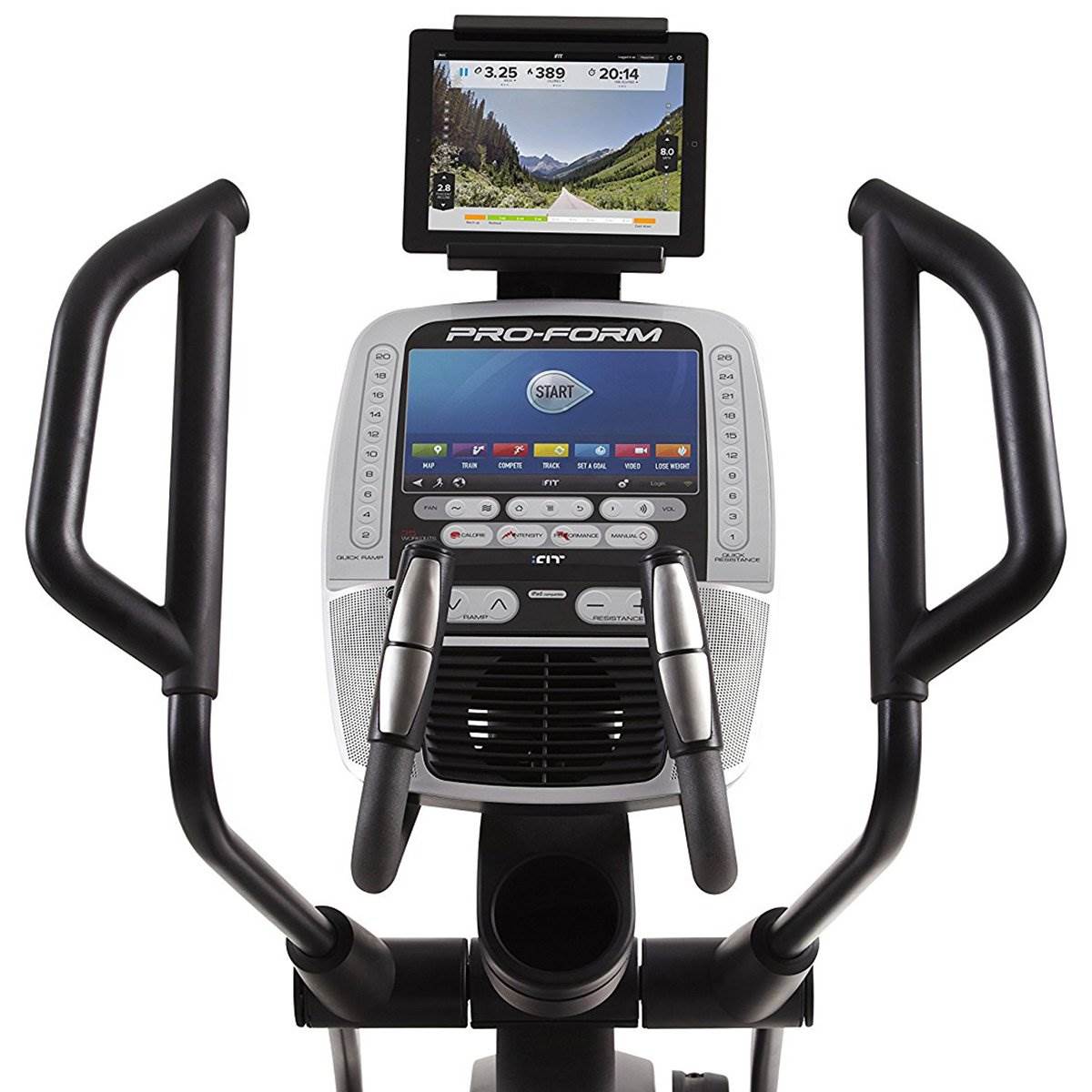 ProForm Pro 16.9 iFit Coach Front Drive Elliptical with Full-Color Touchscreen