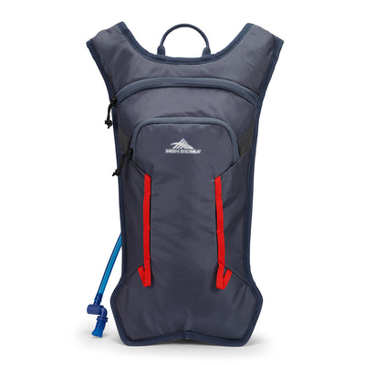 High Sierra HydraHike 2.0 4L Hydration Backpack for Hiking, Gray/Red (Open Box) - VMInnovations