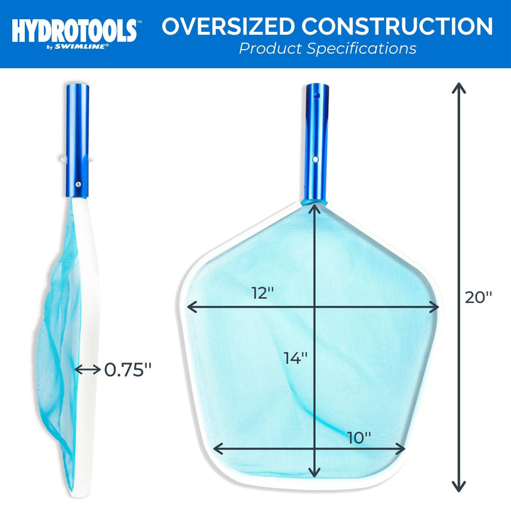 Swimline Hydrotools 8028 Premium Aluminum Standard Swimming Pool Leaf Skimmer