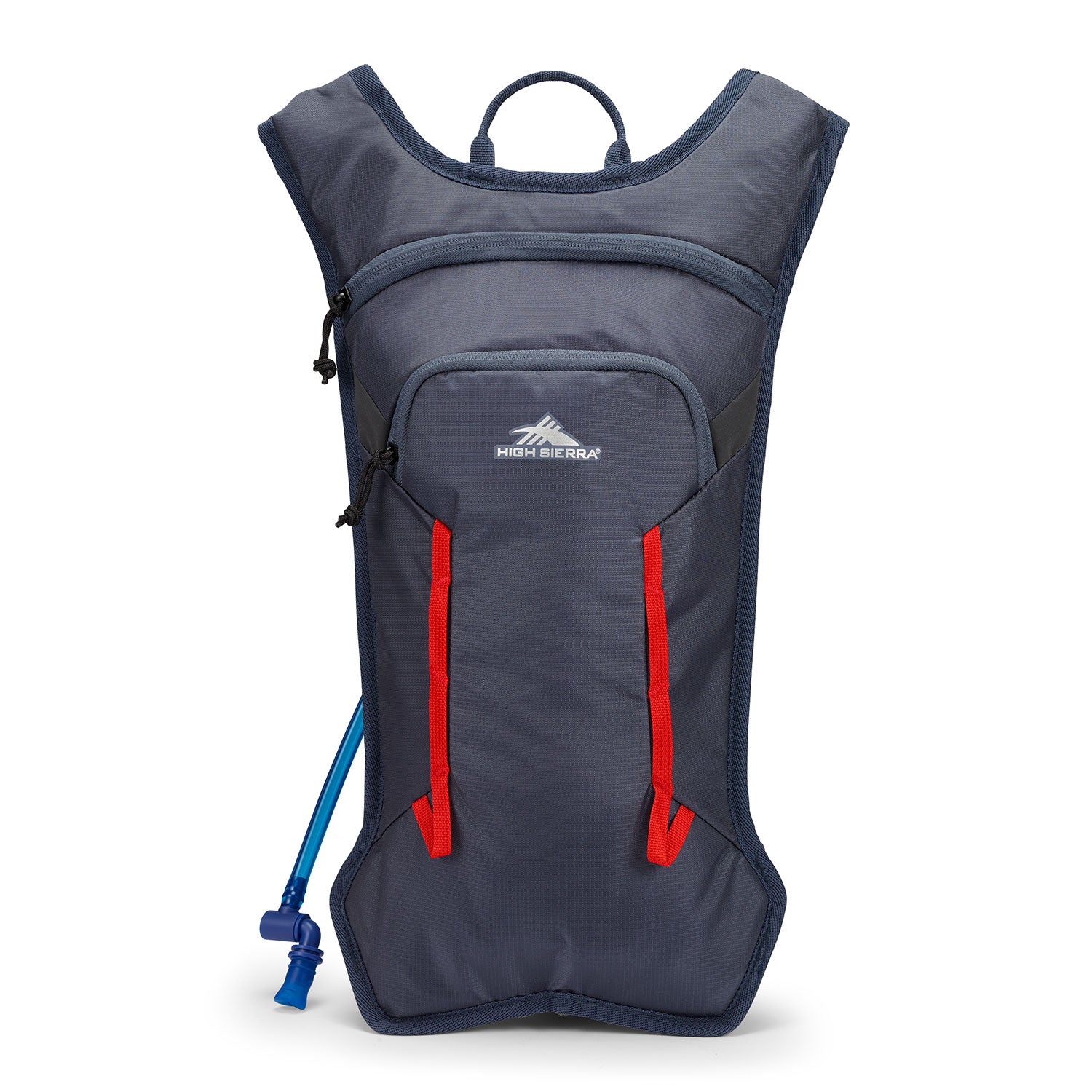 High Sierra HydraHike 2.0 4L Hydration Backpack for Hiking, Gray/Red (Open Box) - VMInnovations