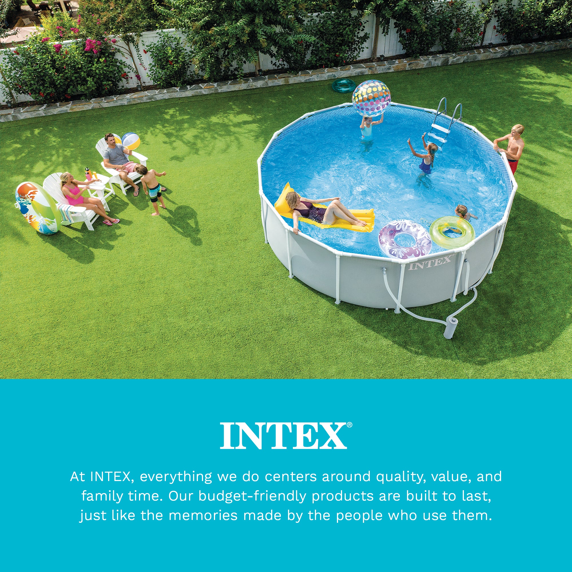 Intex ZR200 Rechargeable Cordless Telescoping Pool Vacuum with 2 Brush Heads