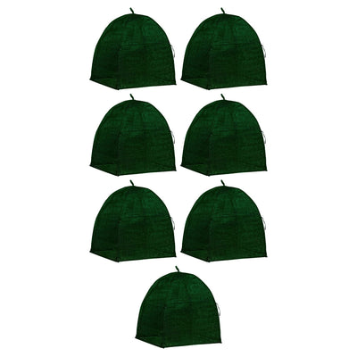 NuVue 20250 22 Inch Winter Plant Shrub Protection Cover, Hunter Green (7 Pack)