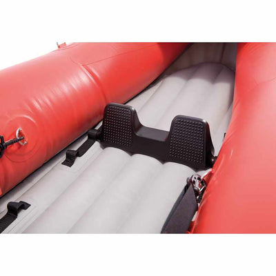 Intex Excursion Pro Inflatable 2 Person Vinyl Kayak w/ Oars & Pump, Red (2 Pack)