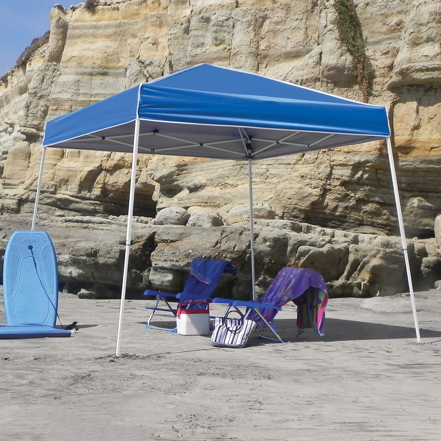 Z-Shade 10x 10 Instant Shade Canopy Tent, Blue (Certified Refurbished)