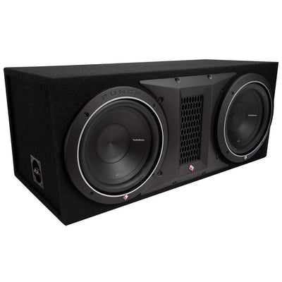 Rockford Fosgate 1000W Punch Dual P1 10 Inch Loaded Subwoofer Enclosure P1-2X10